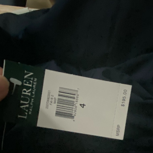 Lauren Ralph Lauren Denim Like Blazer Gold Buttons - Picture 3 of 8